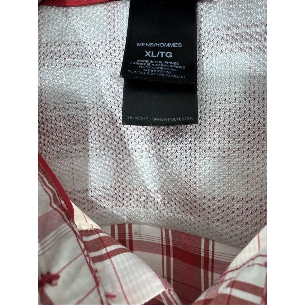 The North Face TNF SS‎ Boulder Donner Woven Button Down Shirt  Men's Size XL